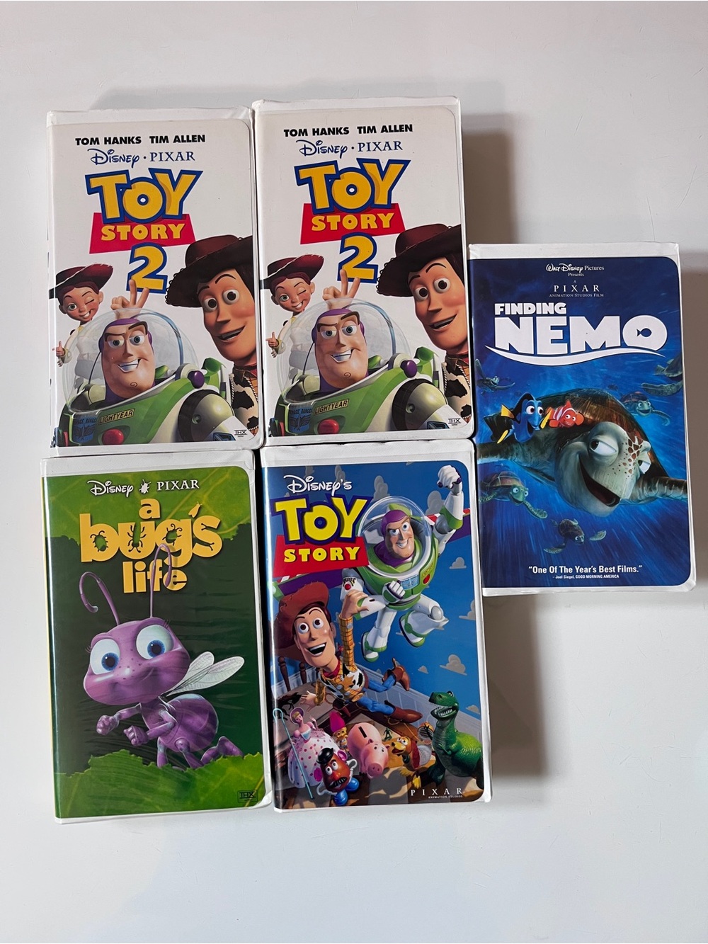 Disney Pixar Kids Movie VHS Lot of 5